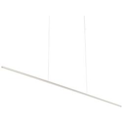 Vega Minor 60" Wide Brushed Nickel LED Linear Pendant w/UNV
