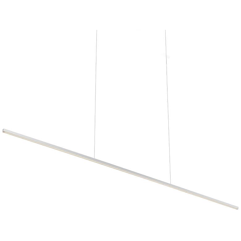 Image 1 Vega Minor 60" Wide Brushed Nickel LED Linear Pendant