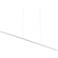 Vega Minor 60" Wide Brushed Nickel LED Linear Pendant