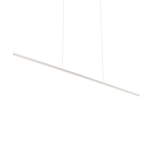 Image 2 Vega Minor 60" Wide Brushed Nickel LED Linear Pendant more views