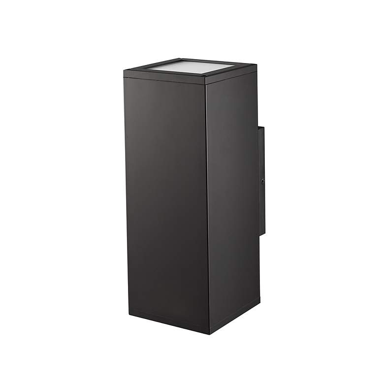 Image 4 Vegas 12 1/2" High Black Outdoor Wall Light more views