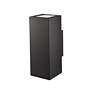 4_Vegas 12 1/2" High Black Outdoor Wall Light more views