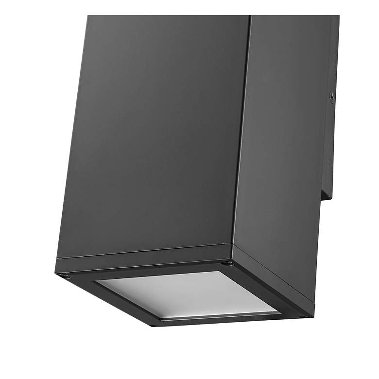 Image 5 Vegas 12 1/2" High Black Outdoor Wall Light more views