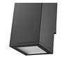 5_Vegas 12 1/2" High Black Outdoor Wall Light more views
