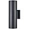 Vegas 14" High Matte Black Outdoor Wall Light