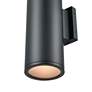 3_Vegas 14" High Matte Black Outdoor Wall Light more views