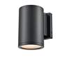 2_Vegas 7" High Matte Black Outdoor Wall Light more views