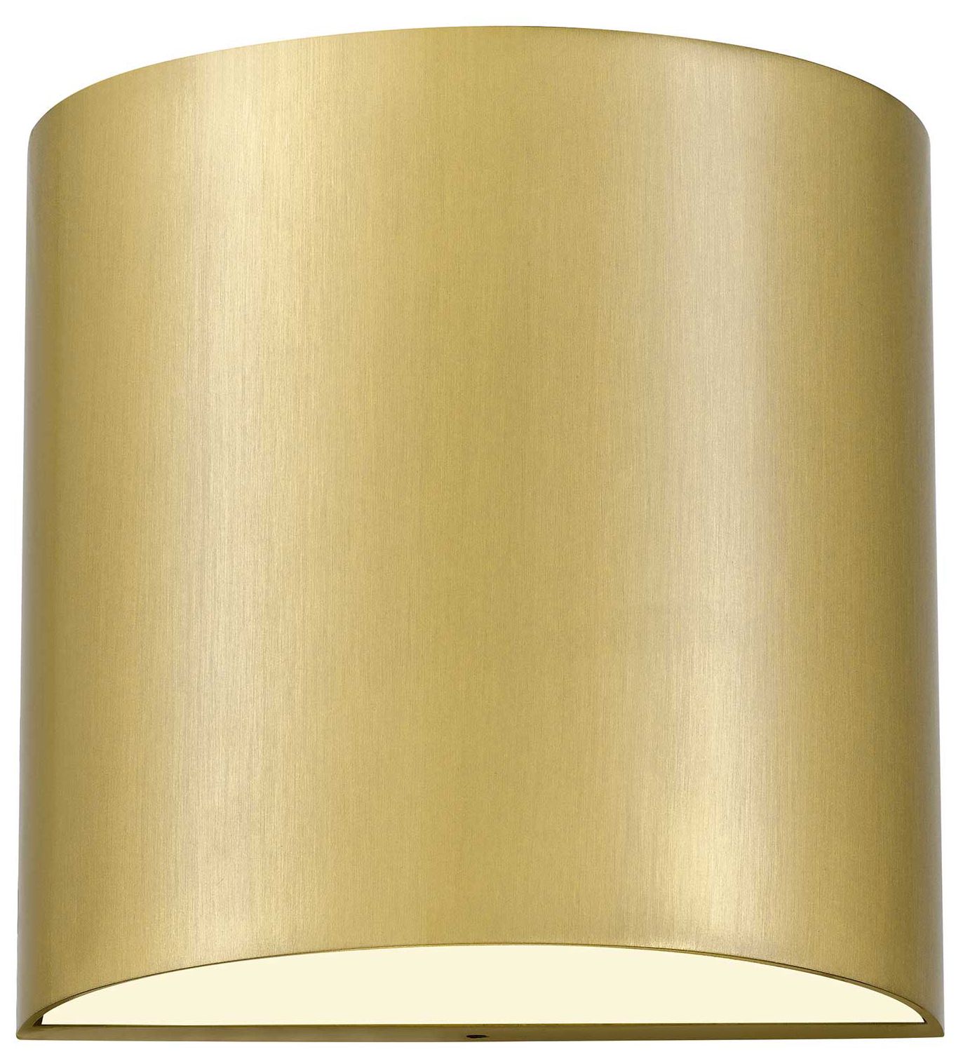 Image 3 Veil 4 3/4" High Brushed Brass LED Outdoor Light more views