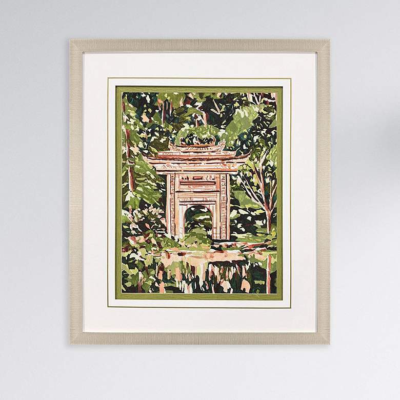 Image 1 Veiled Sanctuary I 33"W x 39"H Framed Art