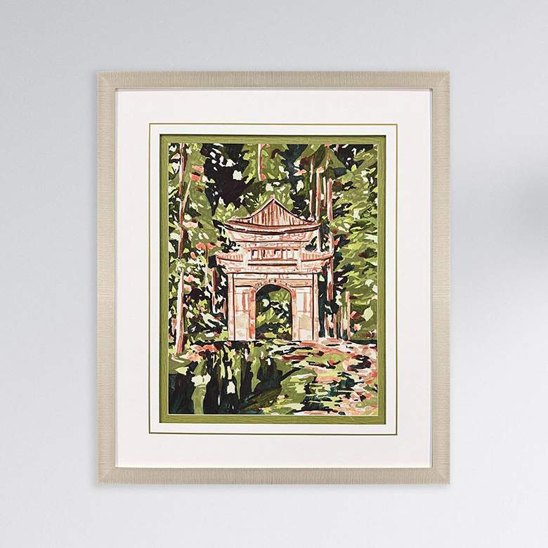 Image 1 Veiled Sanctuary II 33"W x 39"H Framed Art