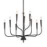 5_Vela 9-Light Chandelier - Black more views