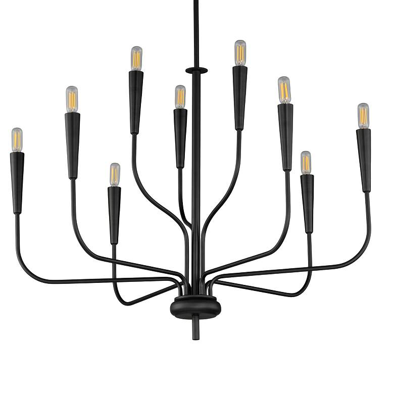 Image 6 Vela 9-Light Chandelier - Black more views