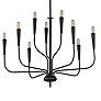 6_Vela 9-Light Chandelier - Black more views