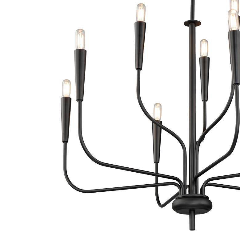 Image 7 Vela 9-Light Chandelier - Black more views