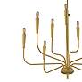 5_Vela 9-Light Chandelier - Satin Brass more views
