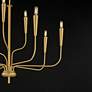 6_Vela 9-Light Chandelier - Satin Brass more views