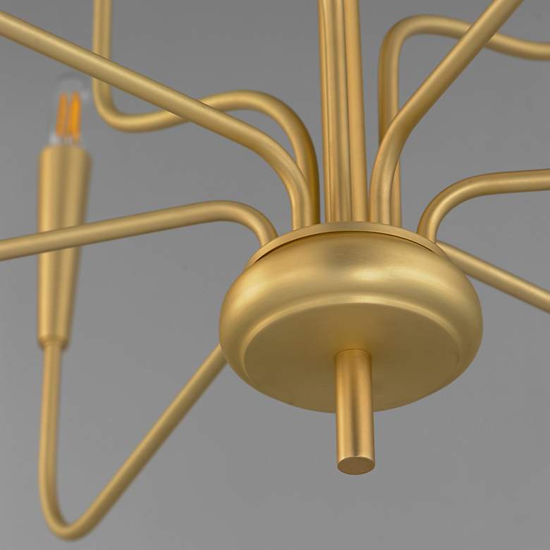 Image 7 Vela 9-Light Chandelier - Satin Brass more views