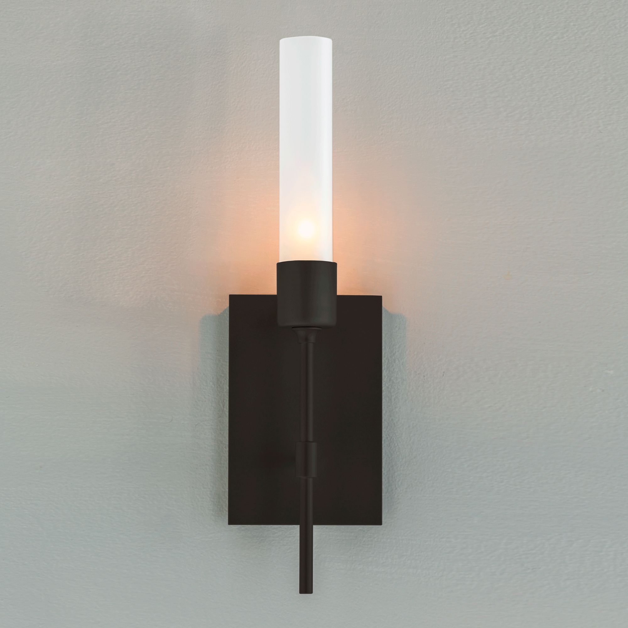 Image 5 Vela Sconce - Black Finish - Frosted Glass - Made to Order more views