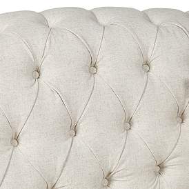 Image4 of Velare 87 1/2" Wide Oatmeal Tufted Sofa more views