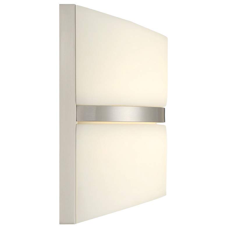 Image 6 Velaux 10 1/2" High Brushed Nickel LED Wall Sconce more views