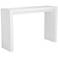 Velia 60" Wide High-Gloss White Modern Bar Table