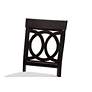 4_Velia Gray Fabric and Dark Brown Wood 5-Piece Dining Set more views