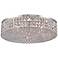 Velie 16" Wide Round Crystal Ceiling Light