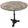 1_Velio 30" Wide Natural Driftwood Round Bistro Table