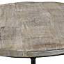 2_Velio 30" Wide Natural Driftwood Round Bistro Table more views