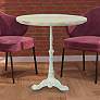 1_Velio 30" Wide White-Washed Wood Bistro Dining Table