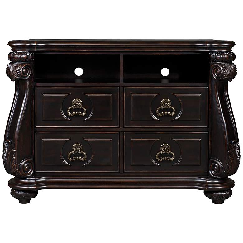 Image 1 Vellasca Wood Cathedral Cherry Media Chest