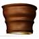 Velletri-9-inch-high-ceramic-copper-tuscan-up/down-LED-outdoor-wall-light