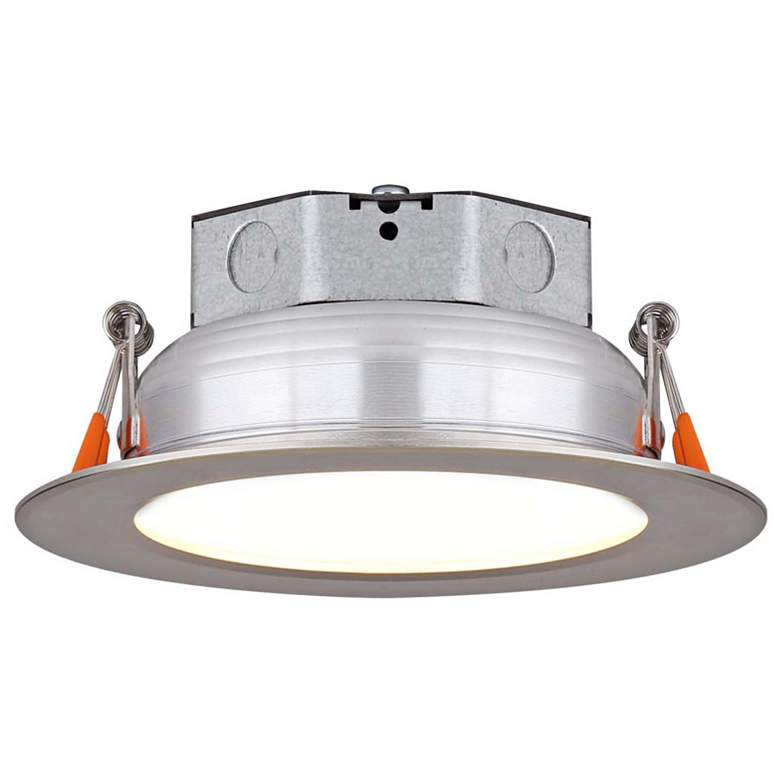 Image 1 Veloce 3 1/2 inch Nickel LED Retrofit Downlight