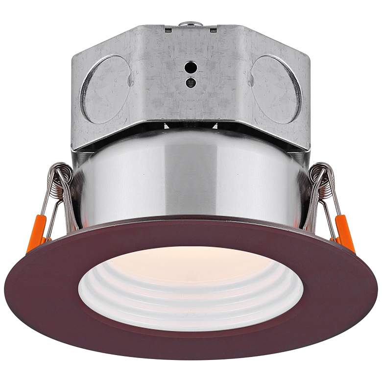 Image 1 Veloce 3 inch Bronze LED Baffle Downlight