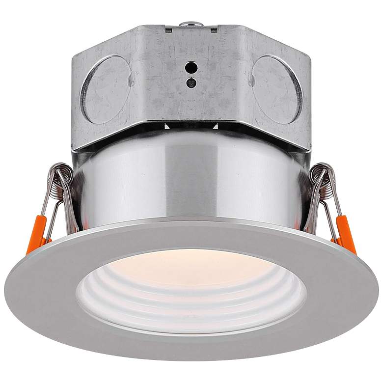 Image 1 Veloce 3 inch Nickel LED Baffle Downlight