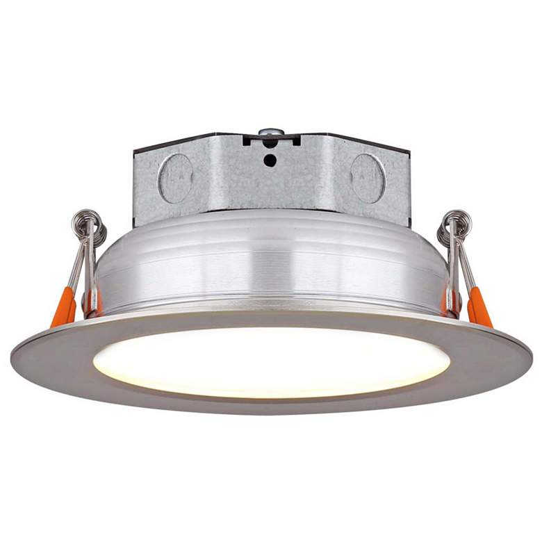 Image 1 Veloce 4" Nickel LED Retrofit Downlight