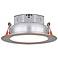Veloce 6" Nickel LED Retrofit Downlight