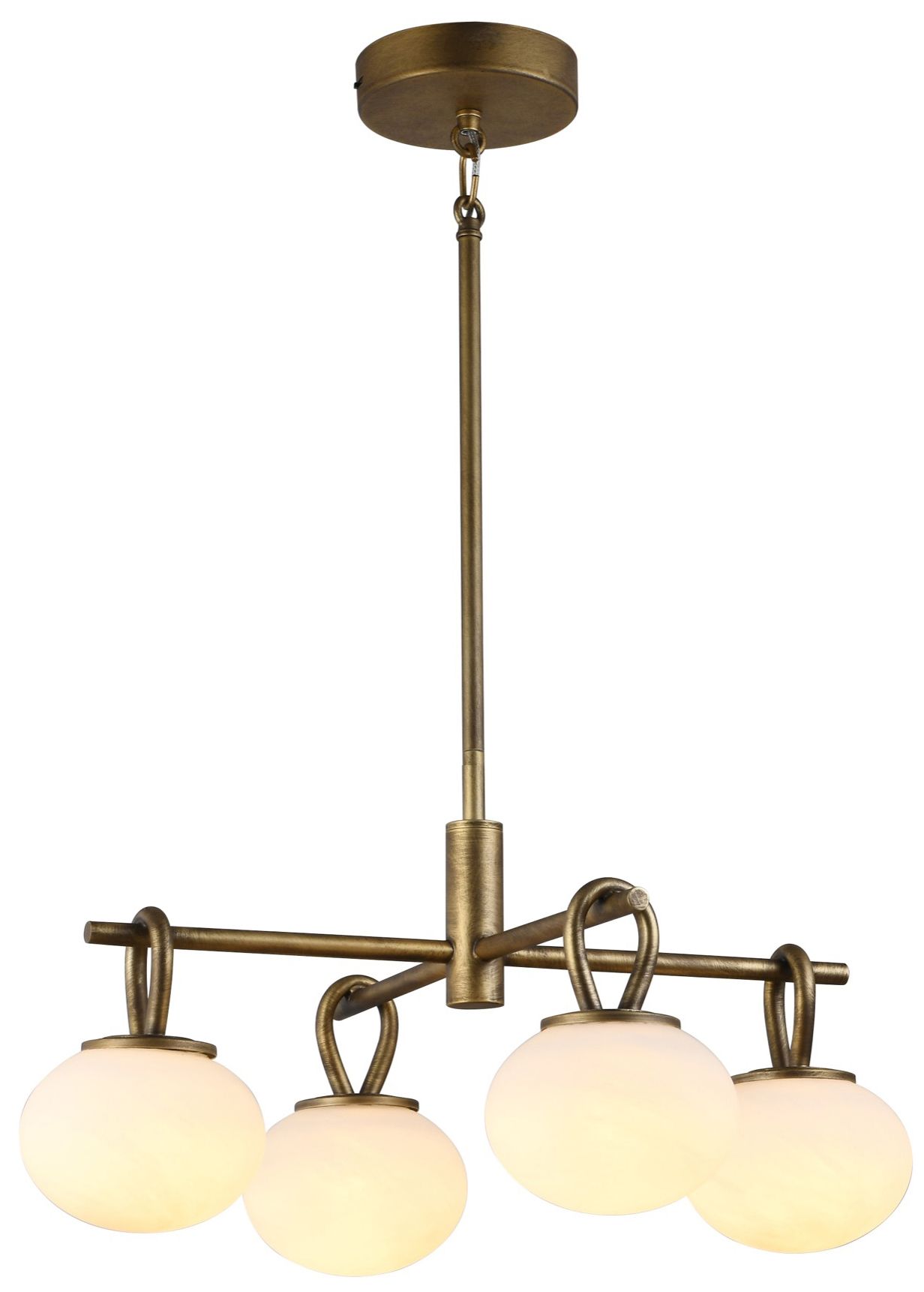 Velora 20" Wide 4-Light Legacy Brass Pendant