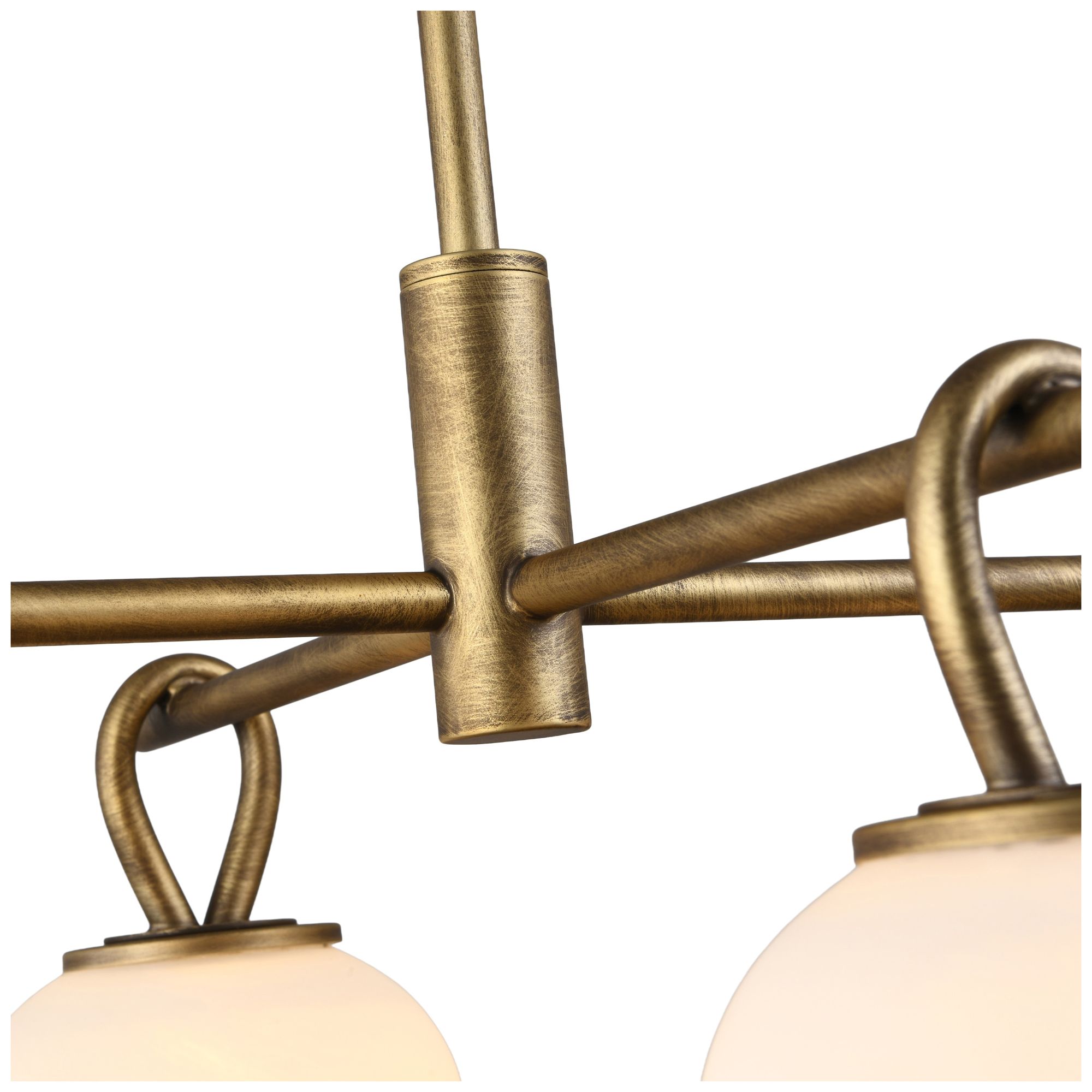 Image 3 Velora 20" Wide 4-Light Legacy Brass Pendant more views