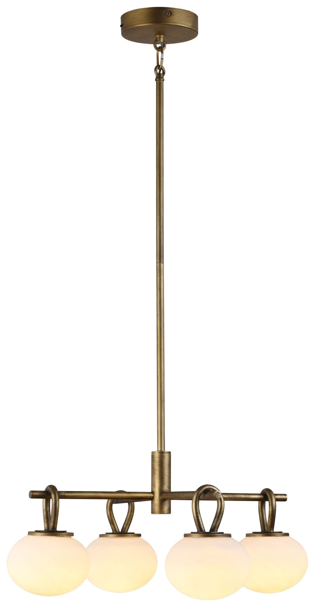 Image 5 Velora 20" Wide 4-Light Legacy Brass Pendant more views