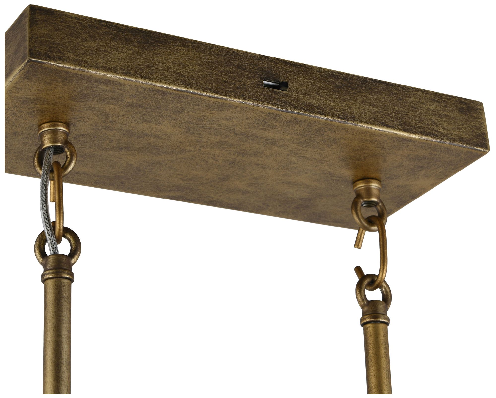 Image 5 Velora 34.5" Wide 4-Light Legacy Brass Pendant more views