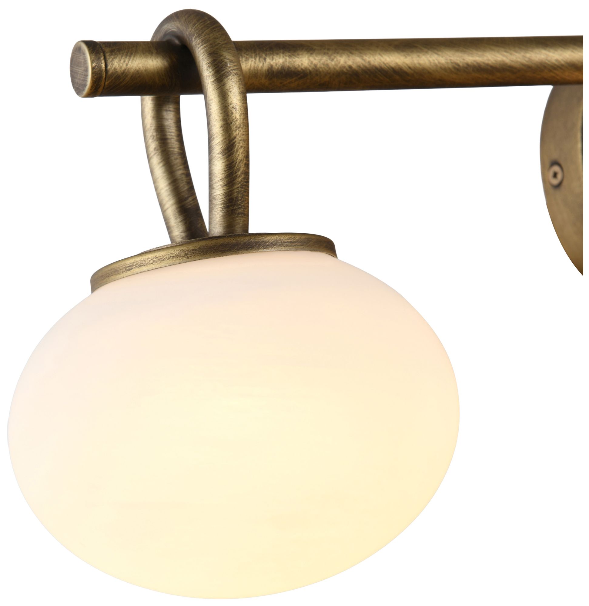 Image 4 Velora 8" High 3-Light Legacy Brass Wall Sconce more views
