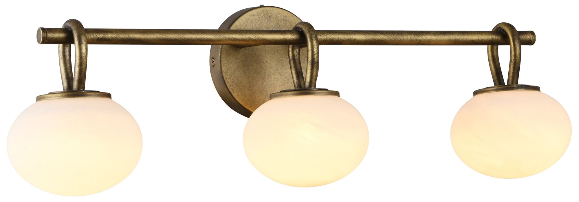 Image 5 Velora 8" High 3-Light Legacy Brass Wall Sconce more views