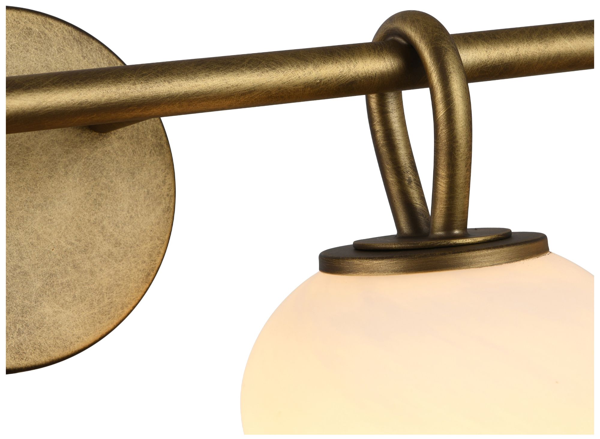 Image 3 Velora 8" High 4-Light Legacy Brass Wall Sconce more views