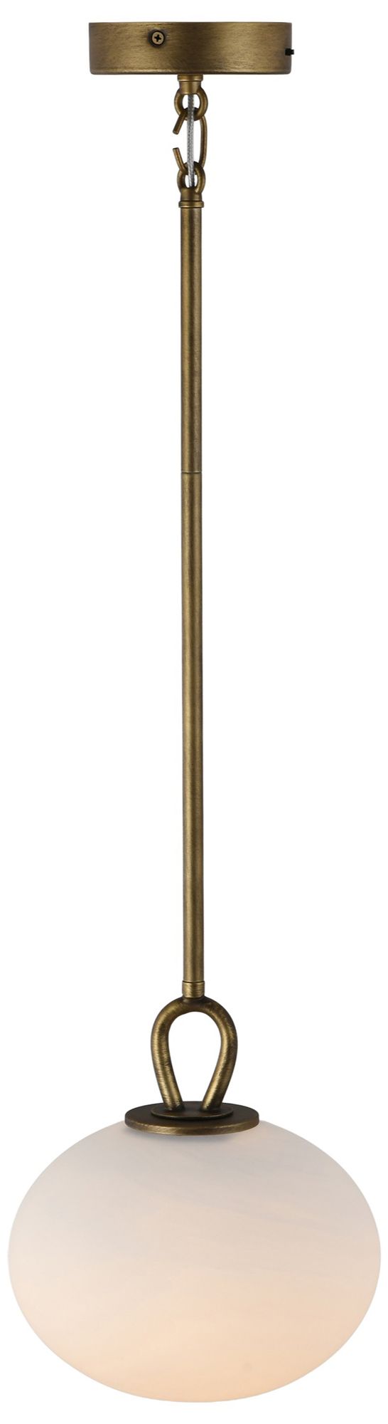 Image 2 Velora 9" Wide Legacy Brass Pendant more views