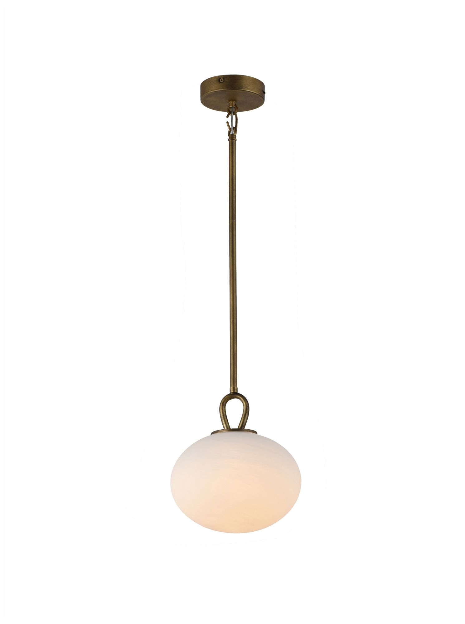 Image 5 Velora 9" Wide Legacy Brass Pendant more views
