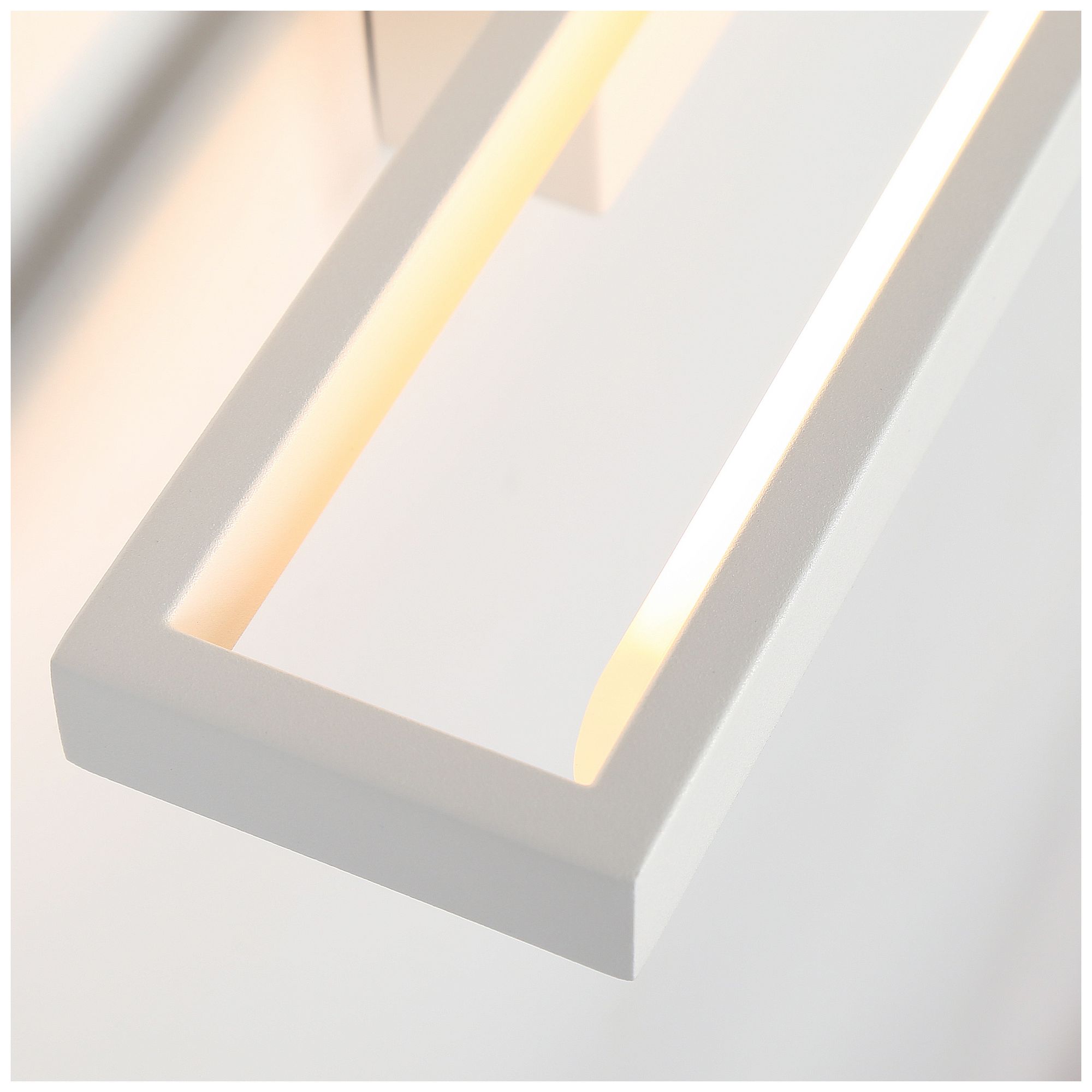 Thumbnail3 of Velox Modern Matte White 15.9" Integrated LED Bathroom Vanity Light more views