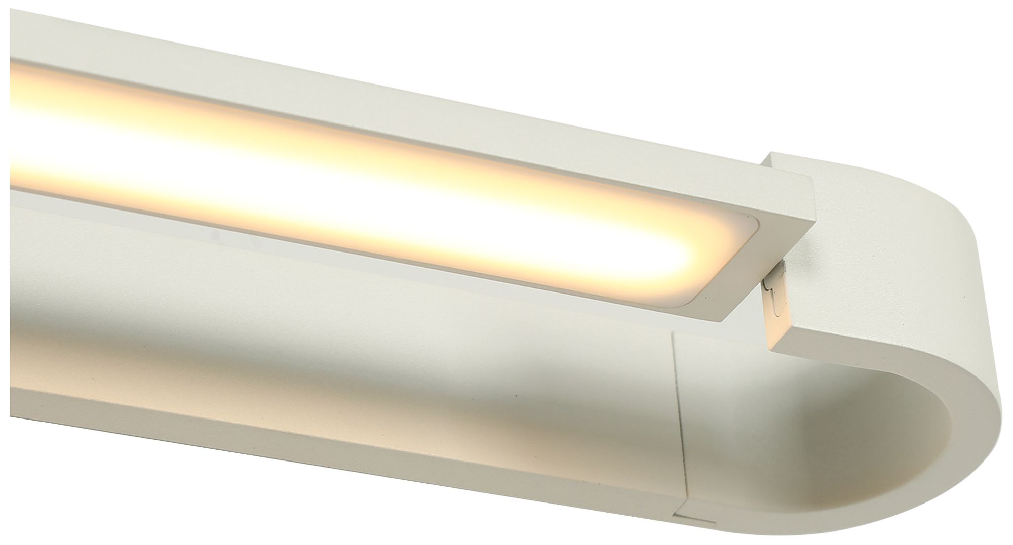 Image 3 Velox Modern Matte White 23.6" Integrated LED Bathroom Vanity Light more views