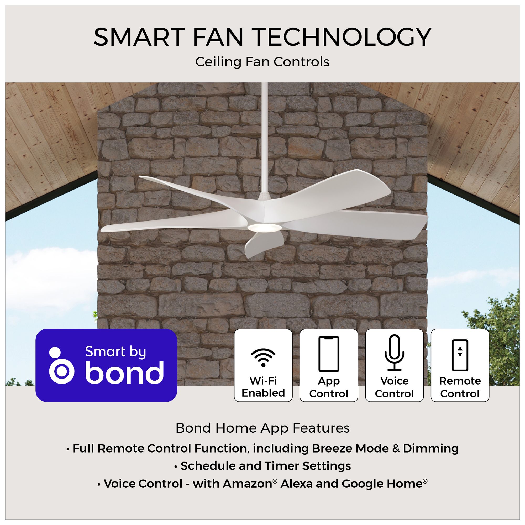 Velto Collection 60-in. Three Blade LED Modern Ceiling Fan