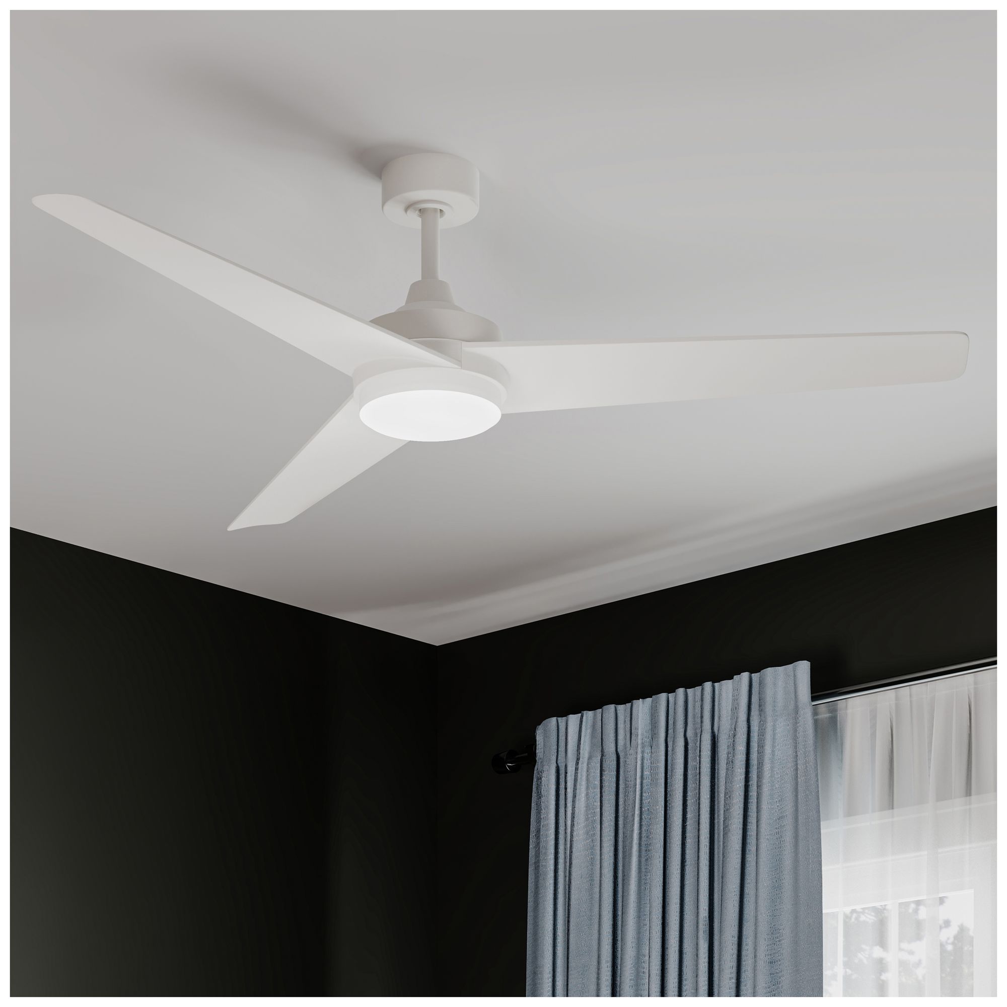 Velto Collection 60-in. Three Blade LED Modern Ceiling Fan